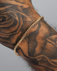 Wheat Bracelet & Necklace Set | Gold