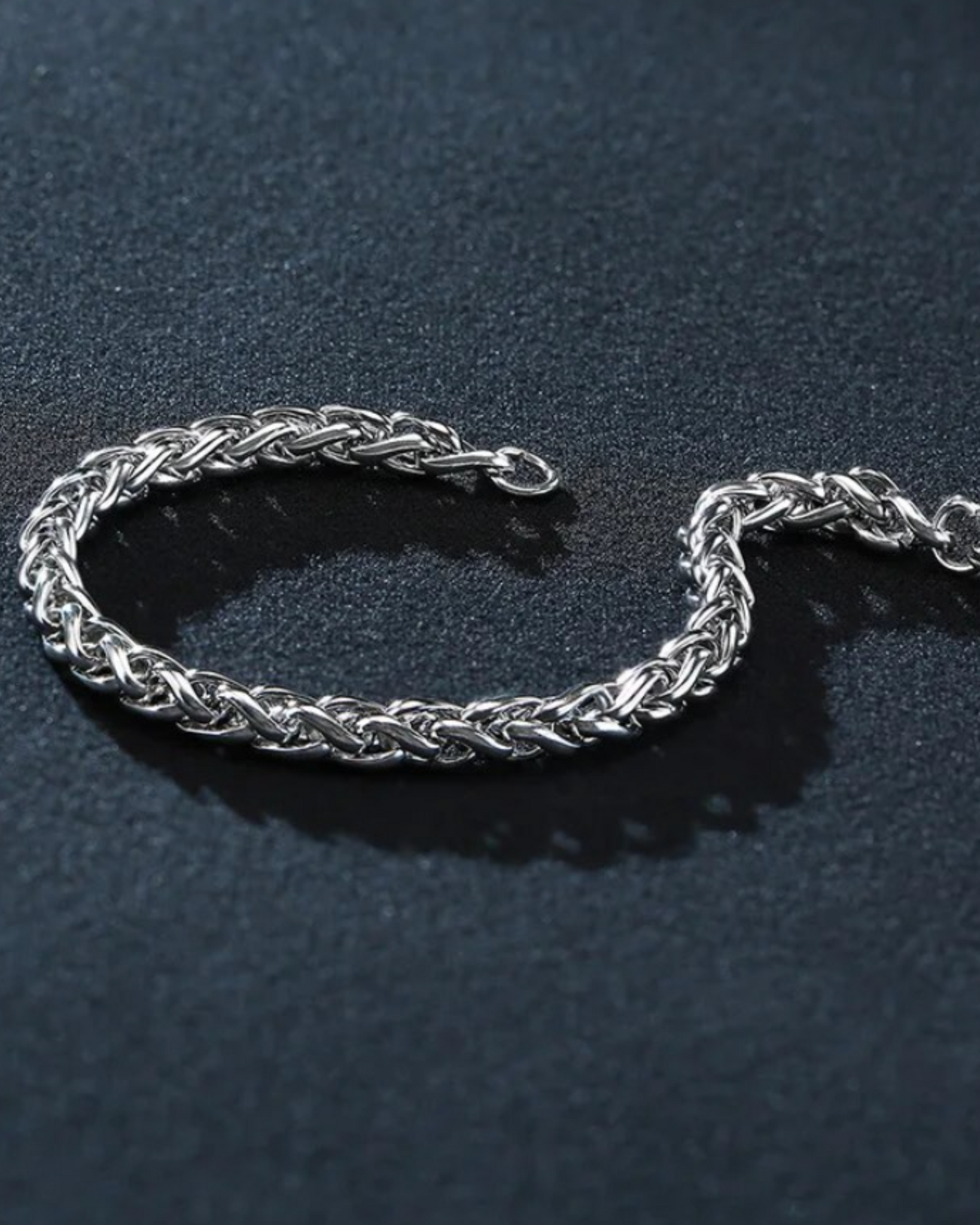 Wheat Bracelet & Necklace Set | Silver