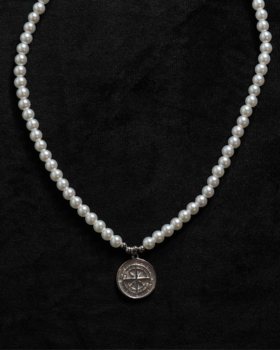 Pearl Pendant Necklace | Compass