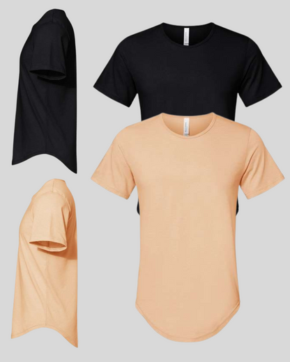 Curved Hem Tee | 2-Packs