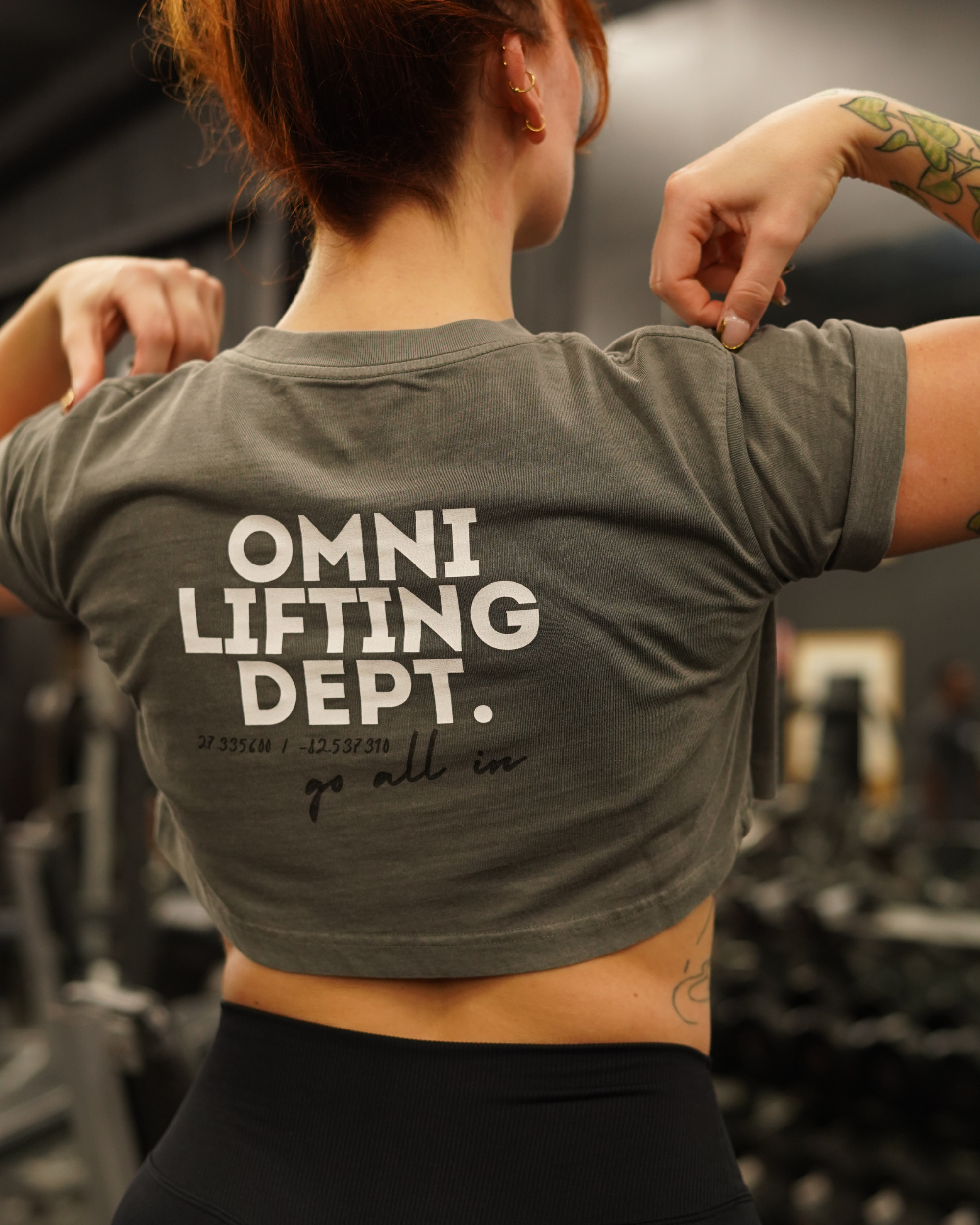 Cropped Tee | Lifting Dept