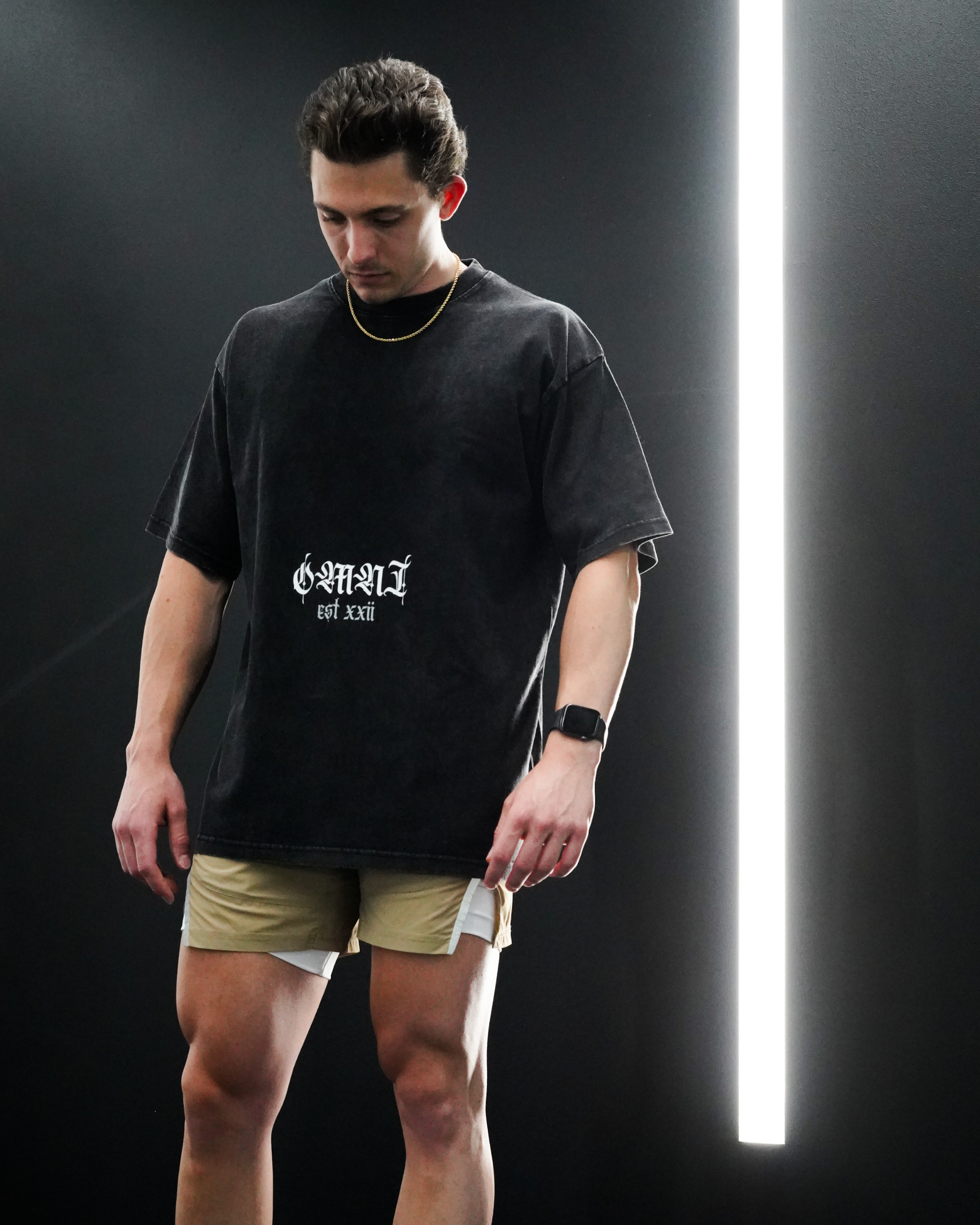 Relaxed Stonewash Tee | "X"