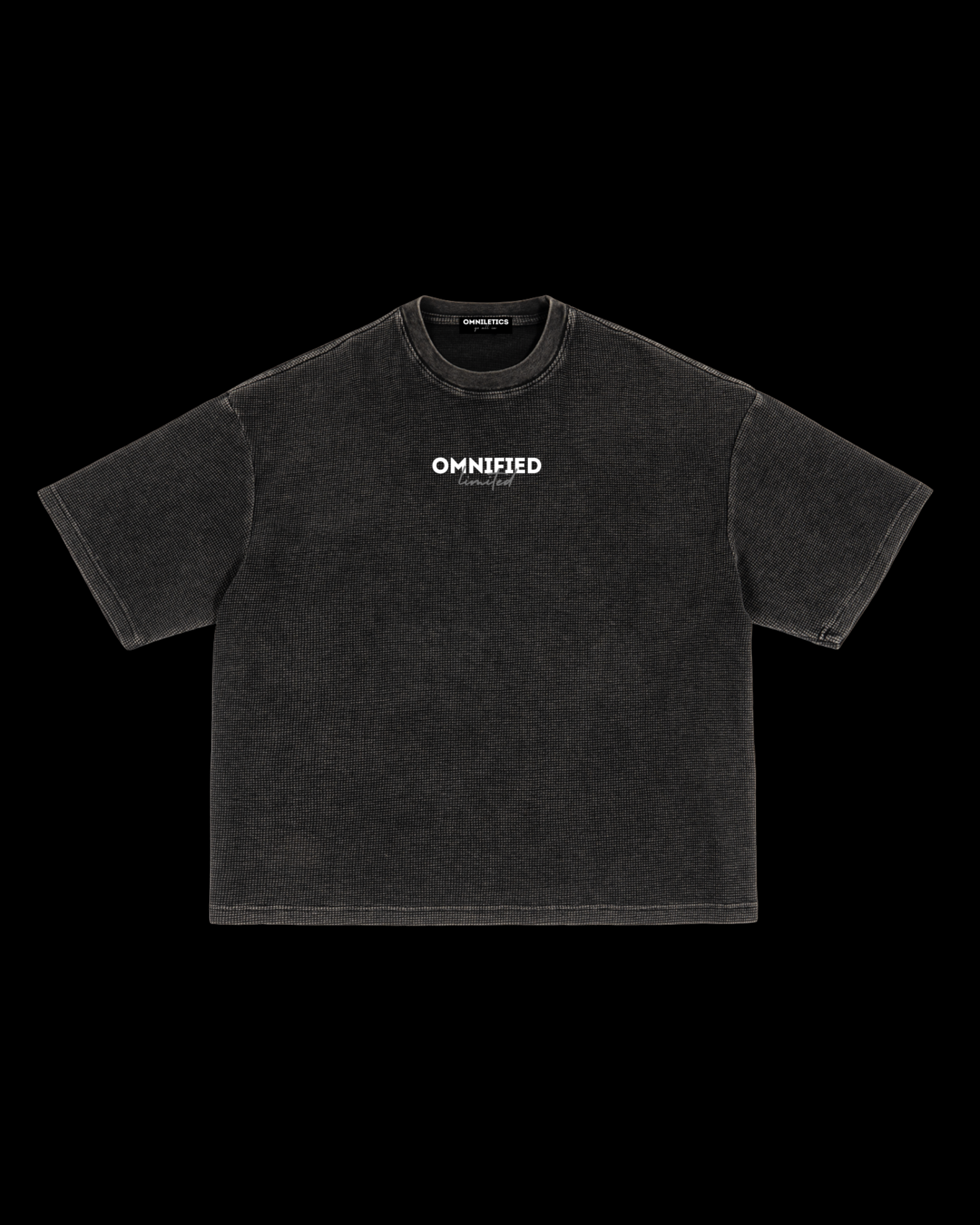 Washed Waffle Boxy Tee