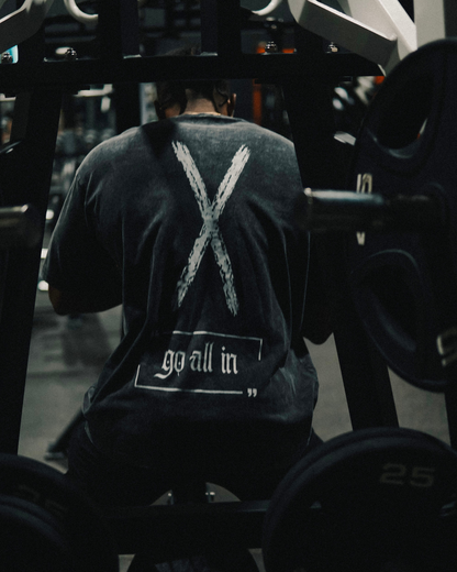 Relaxed Stonewash Tee | "X"