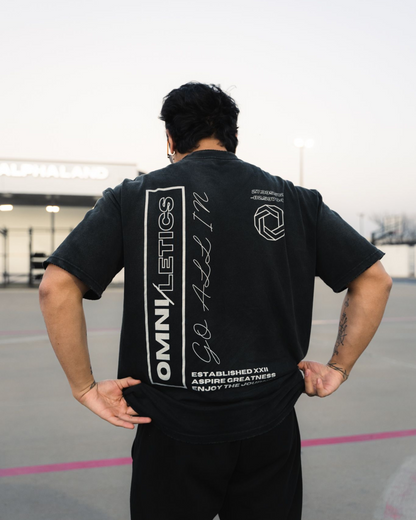 Relaxed Frayed Tee | Legacy