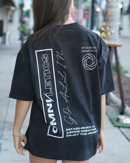 Relaxed Frayed Tee | Legacy