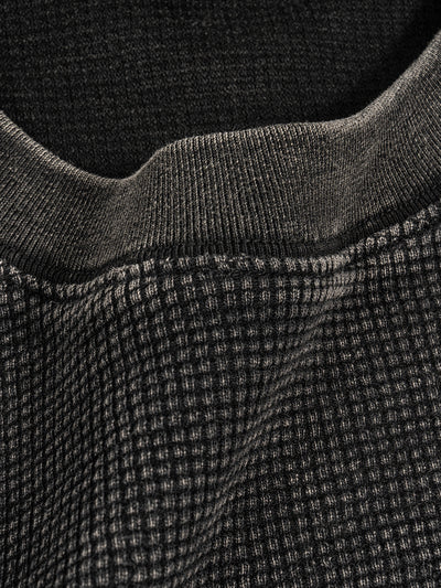 Washed Waffle Boxy Tee