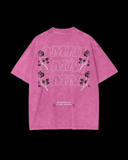 Relaxed Stonewash Tee | Roses (#1)