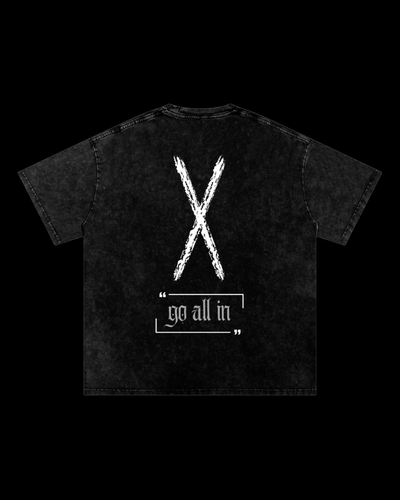 Relaxed Stonewash Tee | "X"