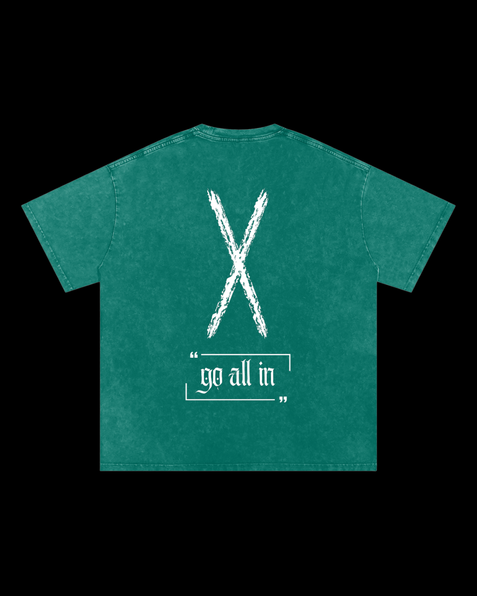 Relaxed Stonewash Tee | "X"