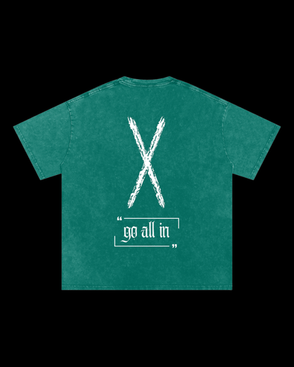 Relaxed Stonewash Tee | "X"