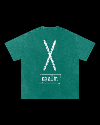 Relaxed Stonewash Tee | "X"