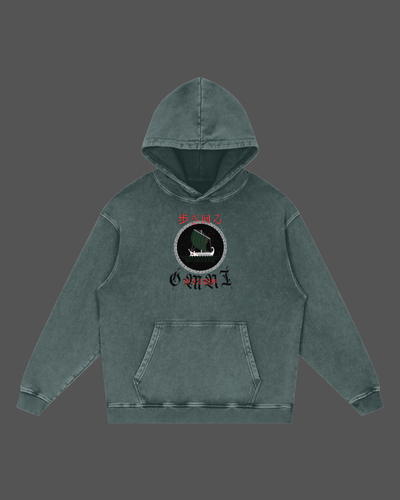 Stonewash Hoodie | Red Sea