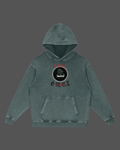 Stonewash Hoodie | Red Sea