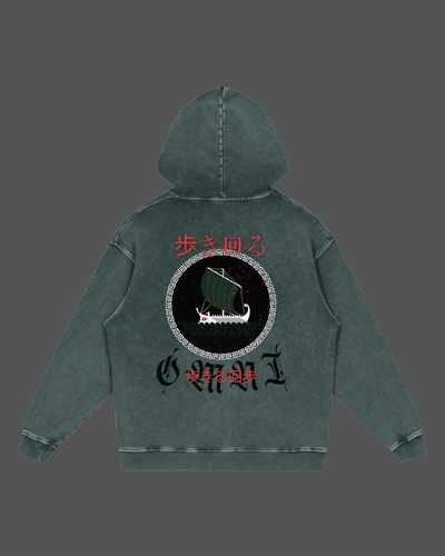 Stonewash Hoodie | Red Sea