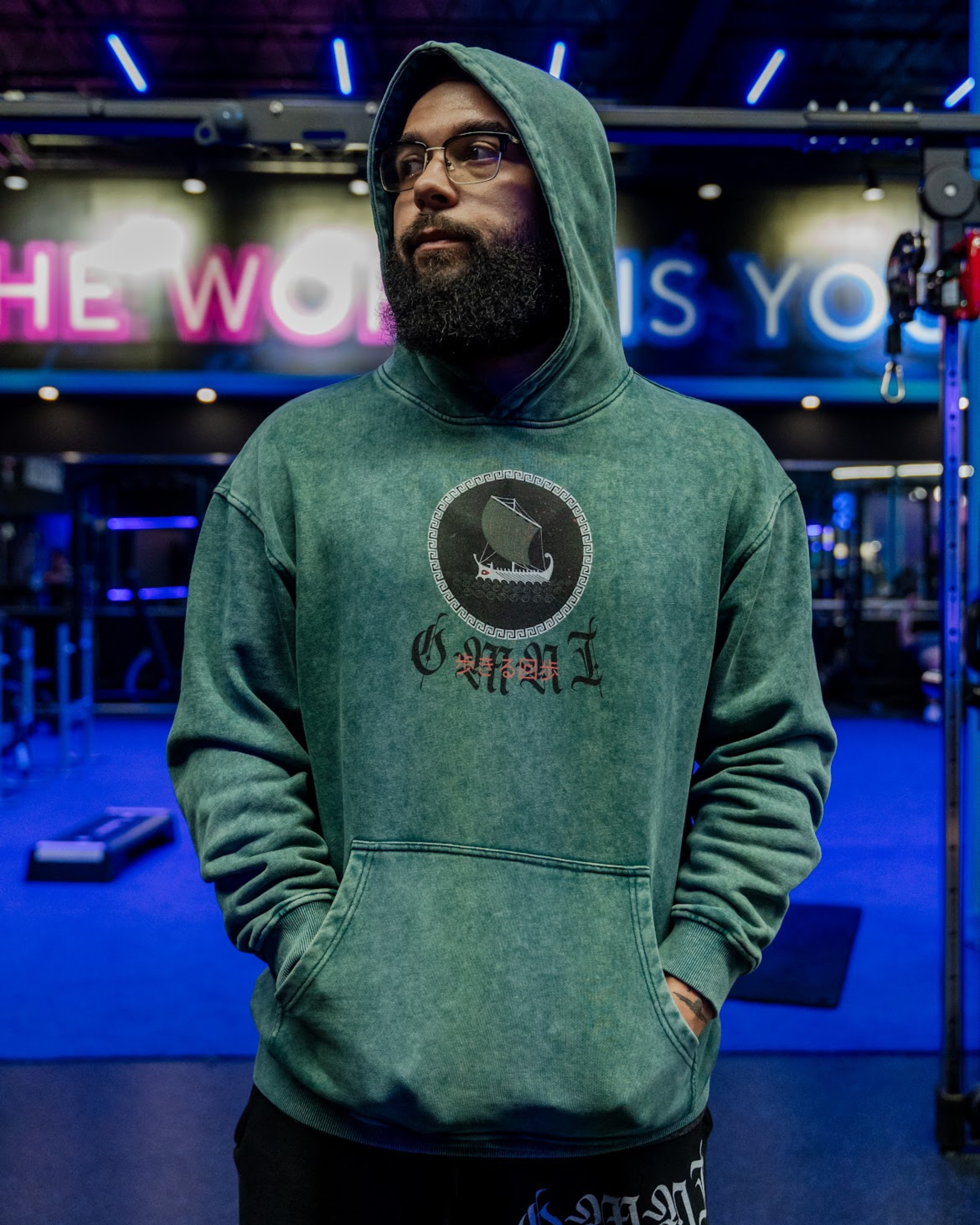 Stonewash Hoodie | Red Sea