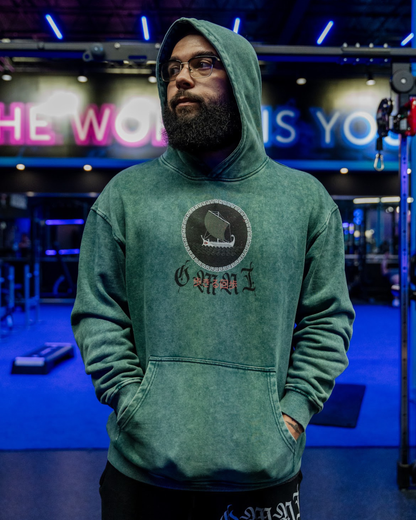 Stonewash Hoodie | Red Sea
