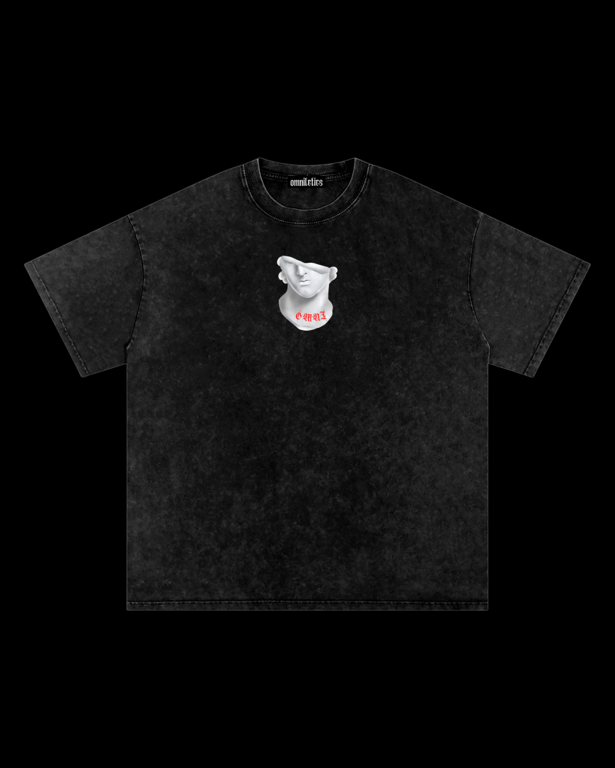 Relaxed Stonewash Tee | Statue [𝔯𝔢𝔡]