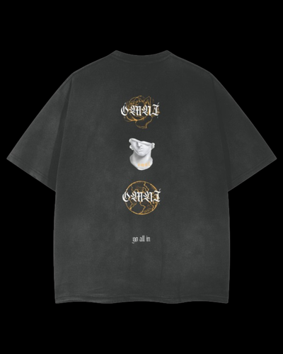 Relaxed Frayed Tee | Tri-Emblem