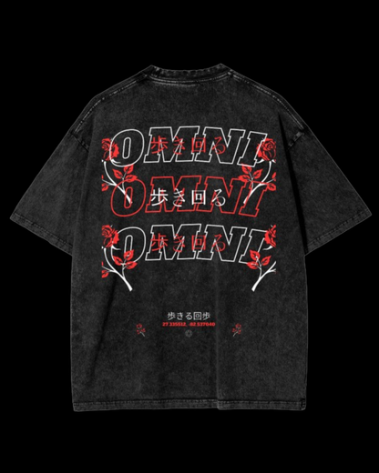 Relaxed Stonewash Tee | Roses